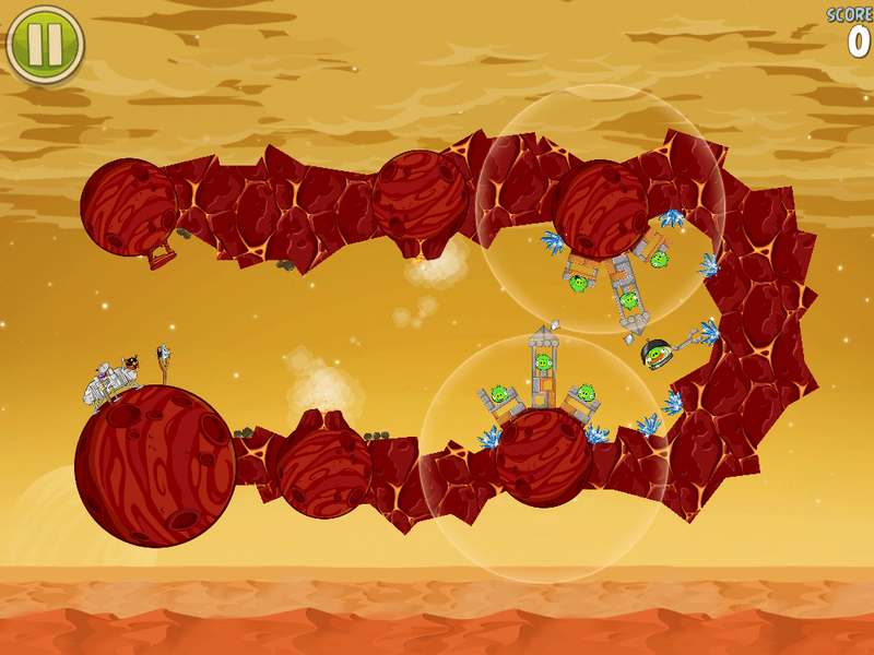 Illustration for article titled Angry Birds Space’s Curiosity-Themed Update Pig-Jacks the Mars Rover
